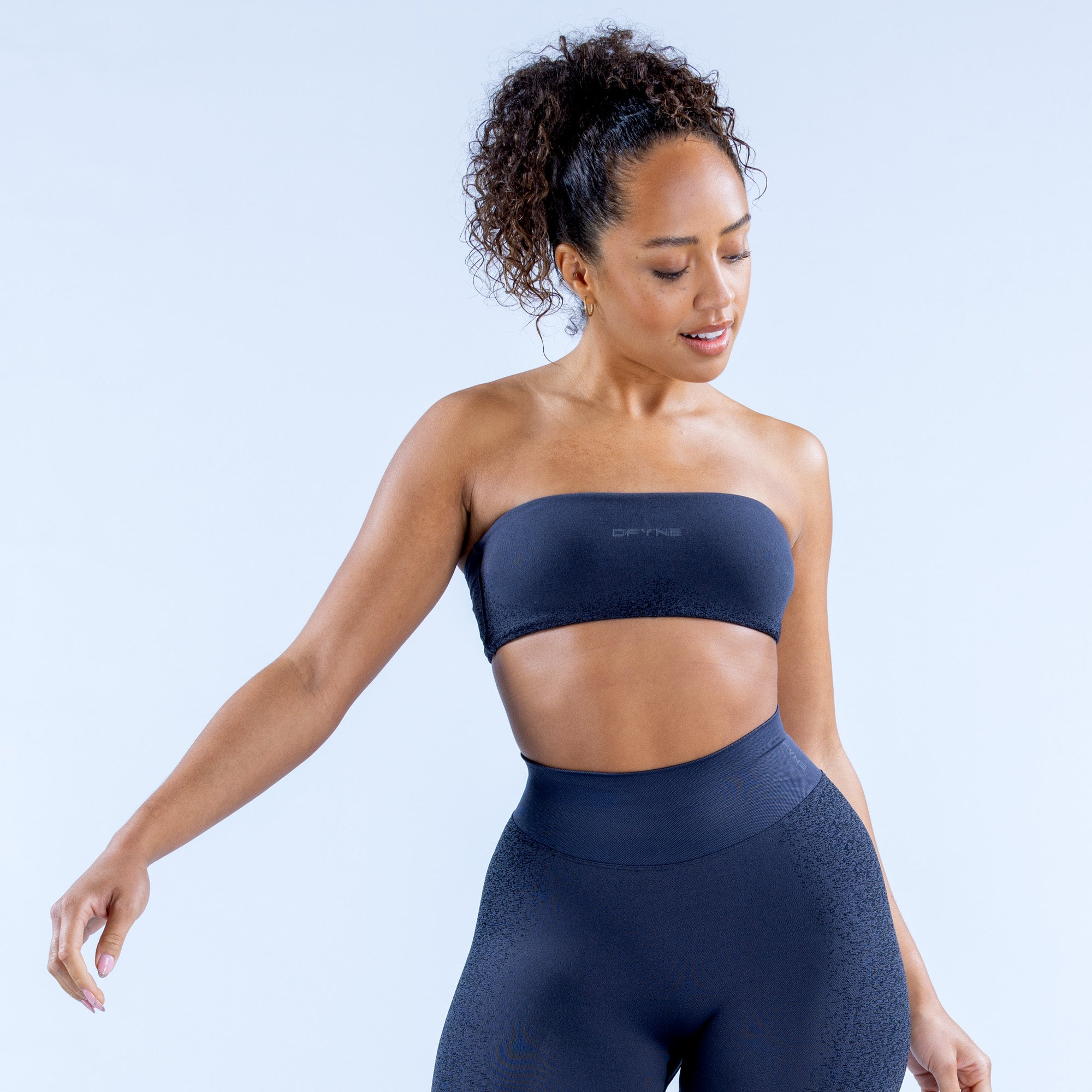 DFYNE Ignite Bandeau Sport BH Dam Grå | 7934562-LX