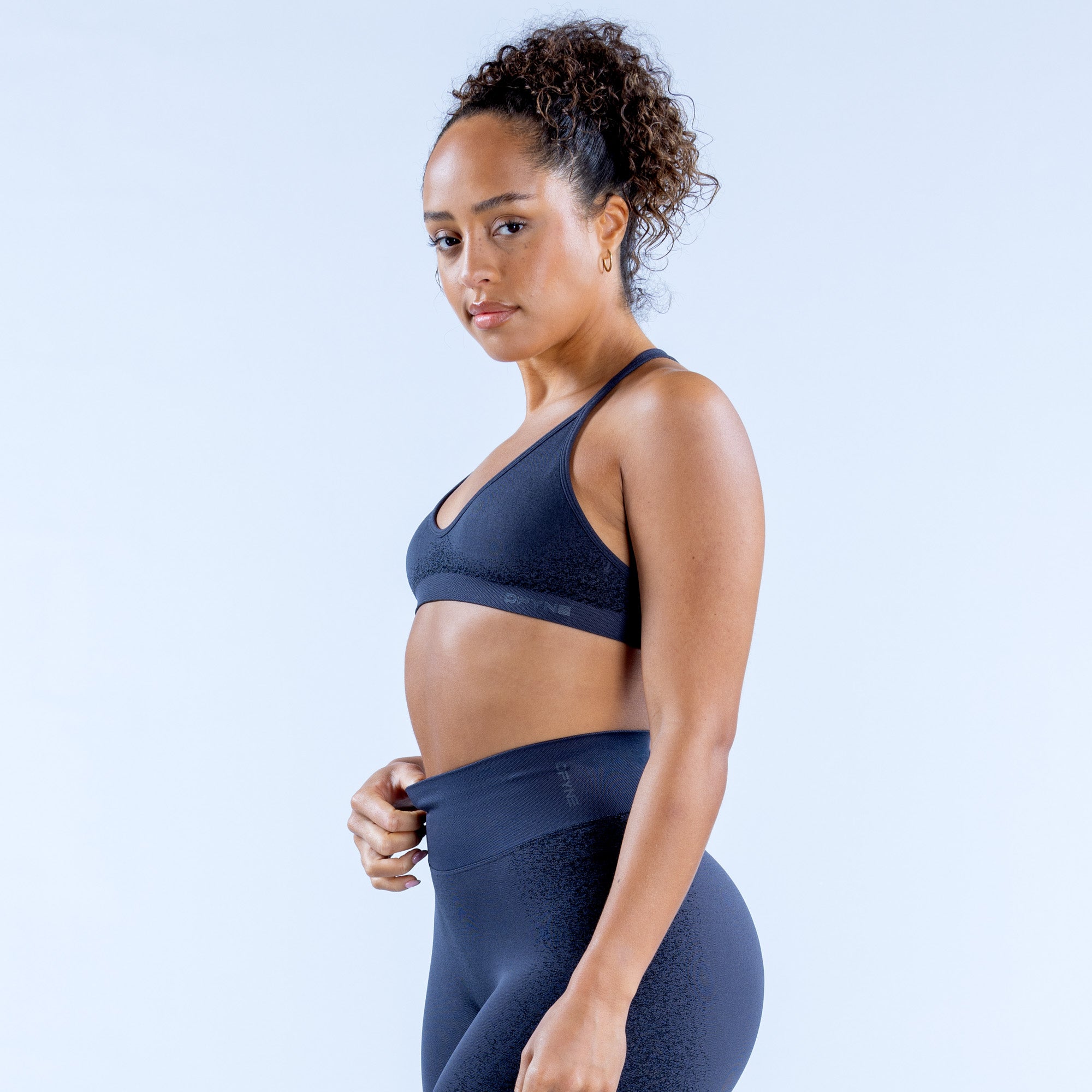 DFYNE Ignite Cross Back Sport BH Dam Grå | 3642591-JR