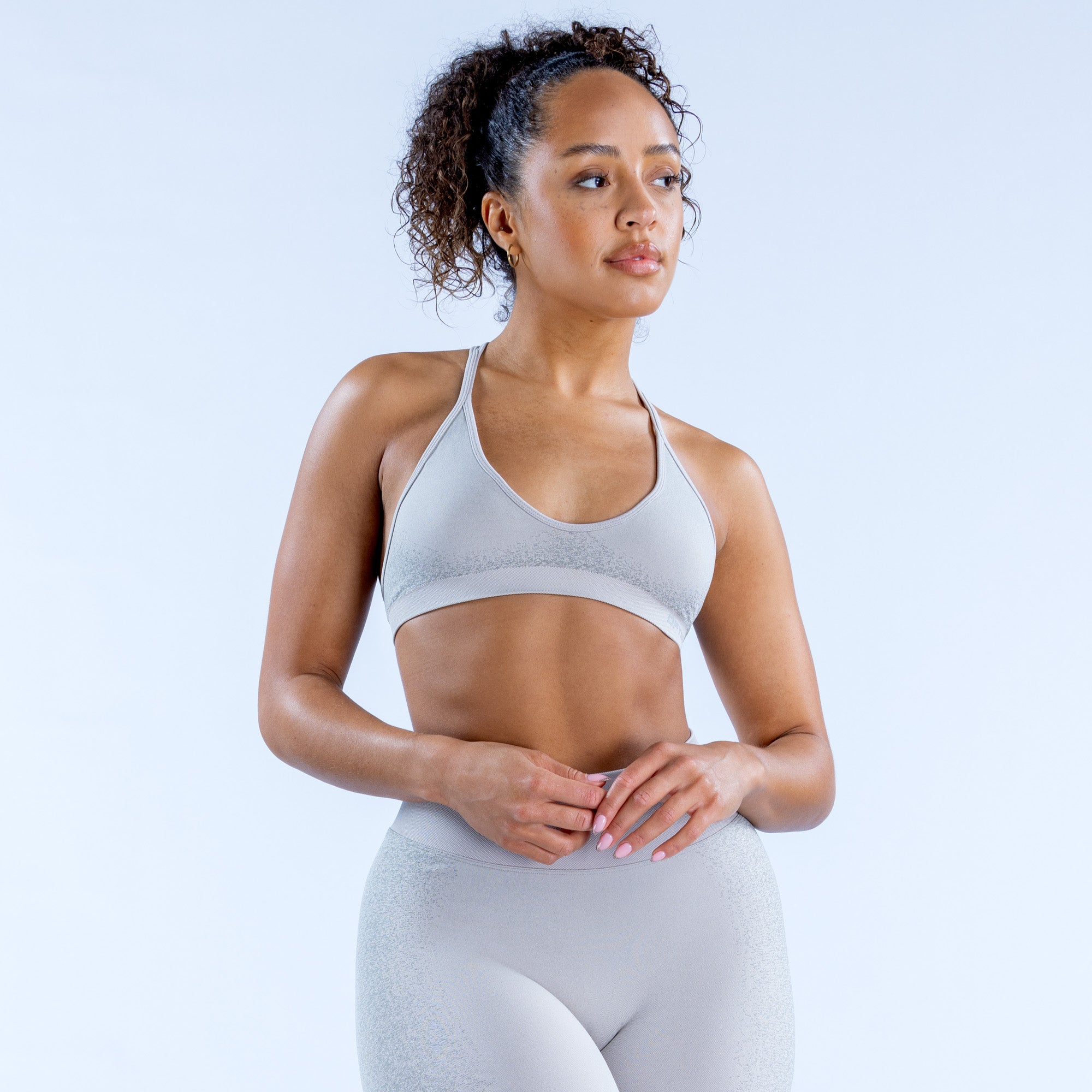 DFYNE Ignite Cross Back Sport BH Dam Ljusgrå | 4516389-IR