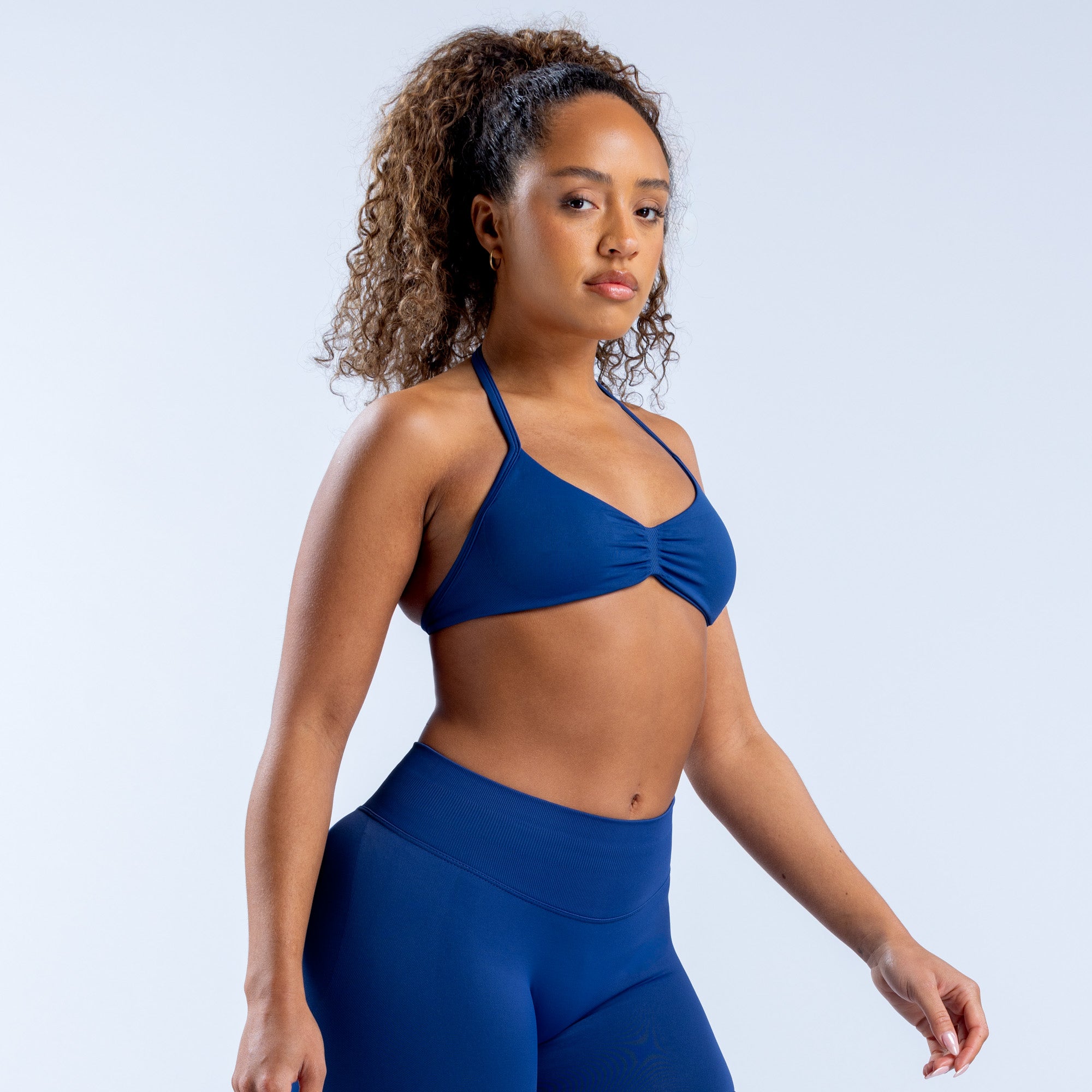 DFYNE Impact Strappy Sport BH Dam Blå | 0729853-AX