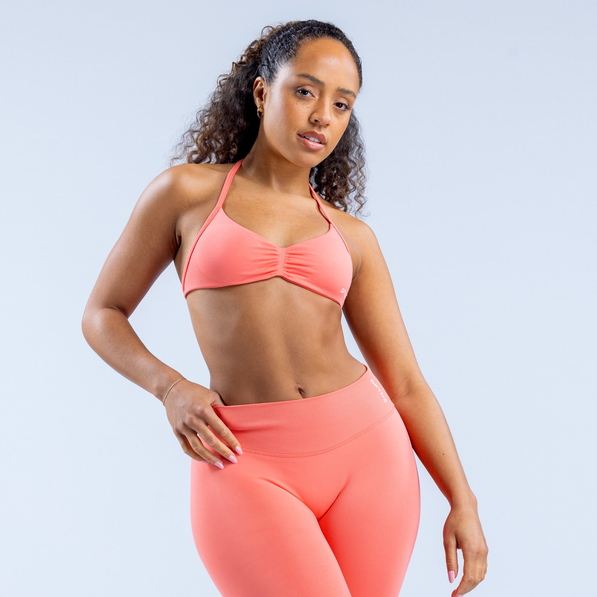 DFYNE Impact Strappy Sport BH Dam Korall | 6531480-LM