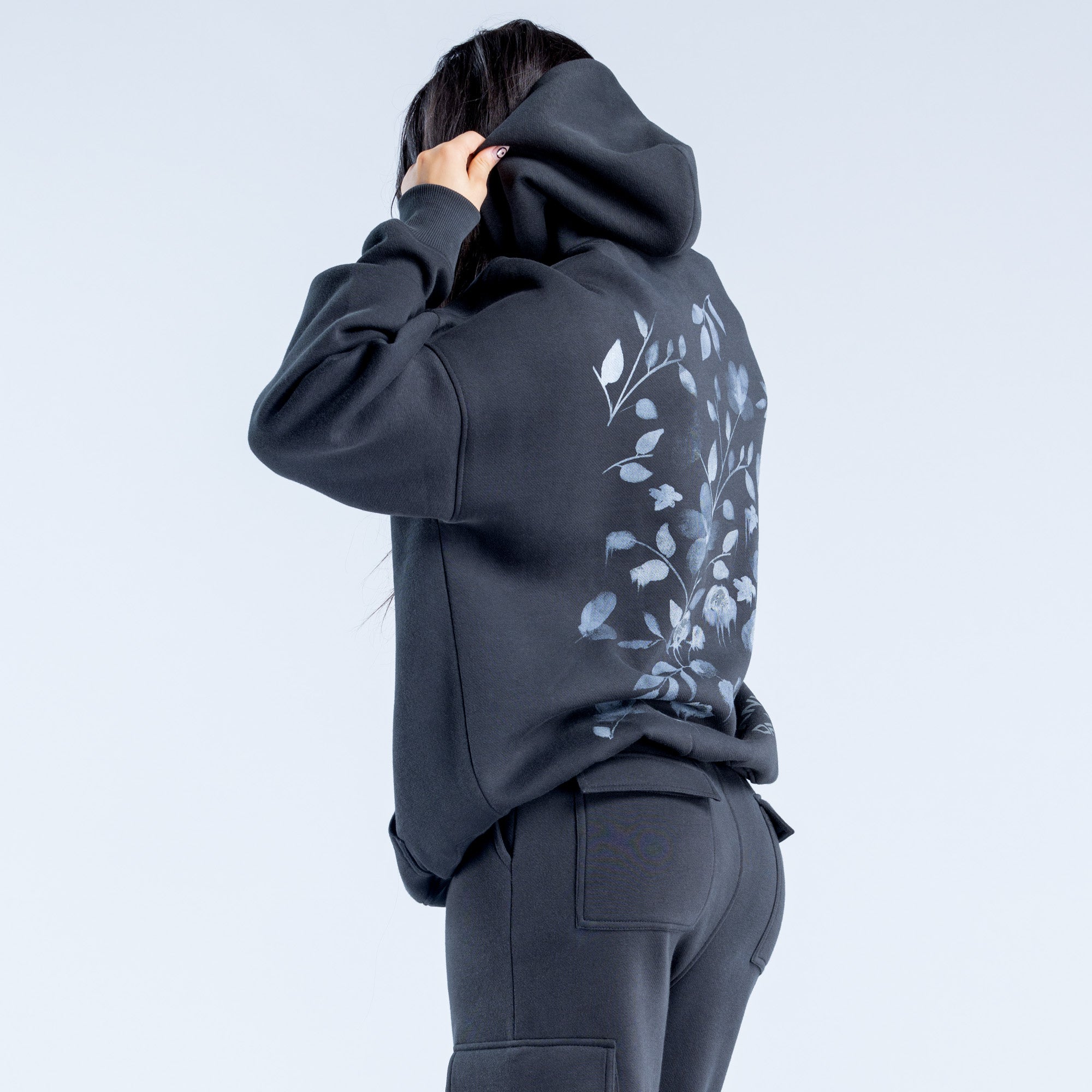DFYNE Lanyi Edit Oversized Hoodie Dam Svarta | 5086923-WX
