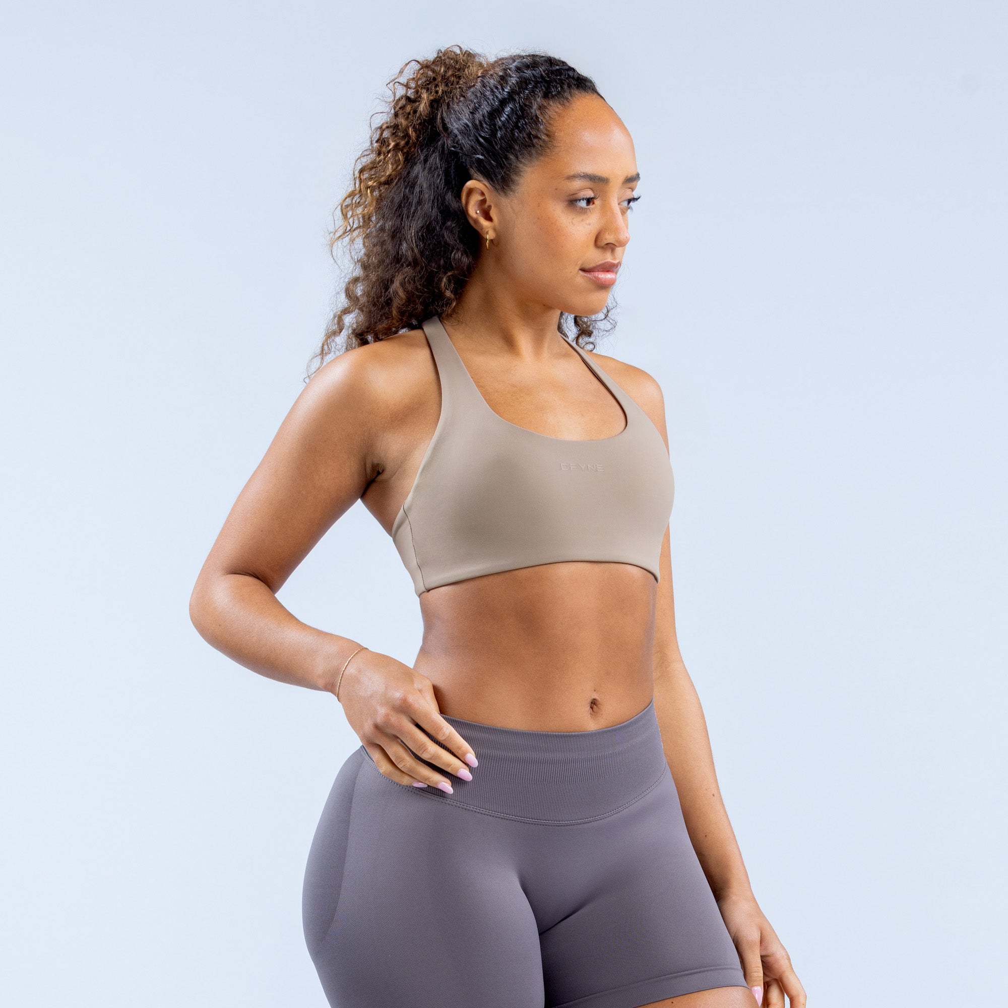 DFYNE Origin Racer Back Sport BH Dam Khaki | 3985620-JH
