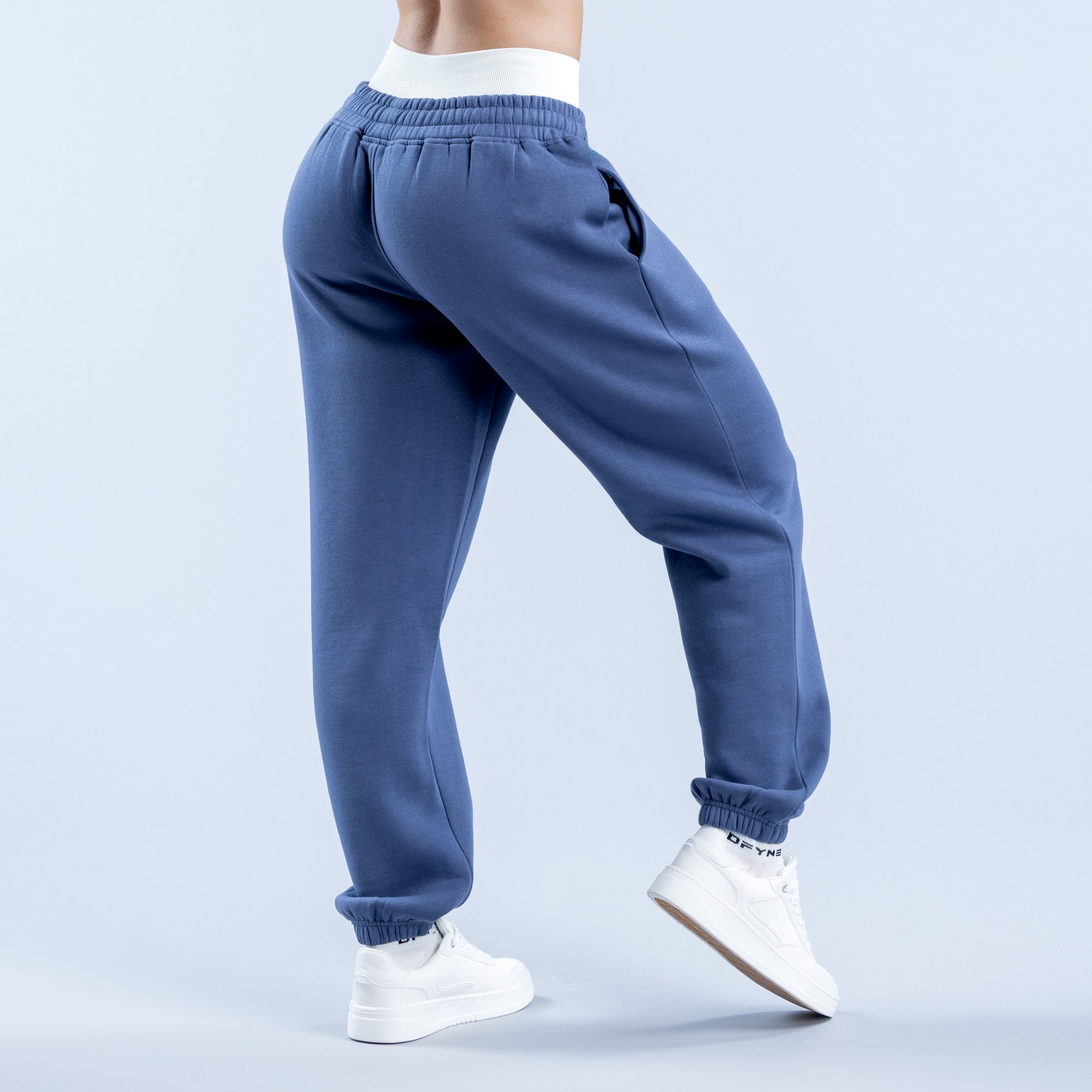 DFYNE Revive Heavy Weight Joggingbyxor Dam Mörkblå | 3895416-SI
